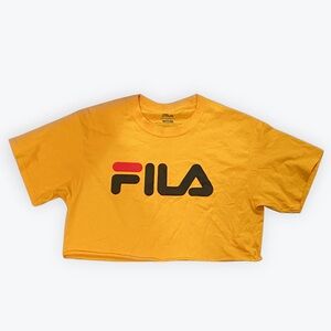 Fila Crop Top | Size M | 100% Cotton |